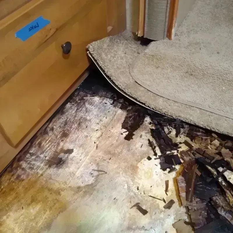 Wood Floor Water Damage in Desert Edge, CA